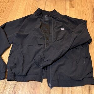 Figs L Black Sydney scrub jacket